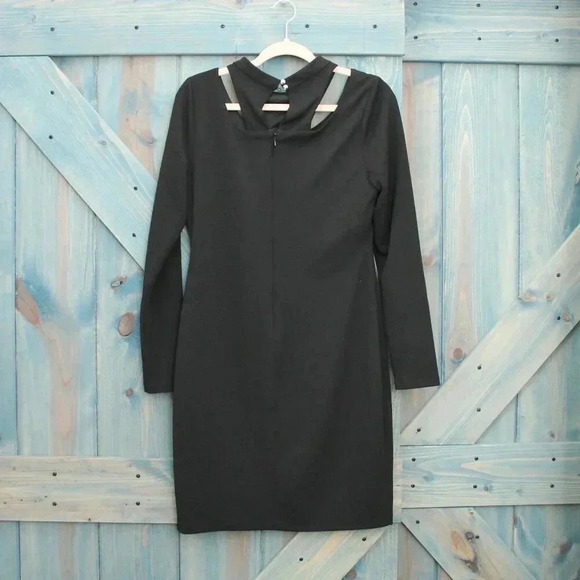 Guess Cutout Little Black Dress Size 12 Medium - Picture 5 of 7
